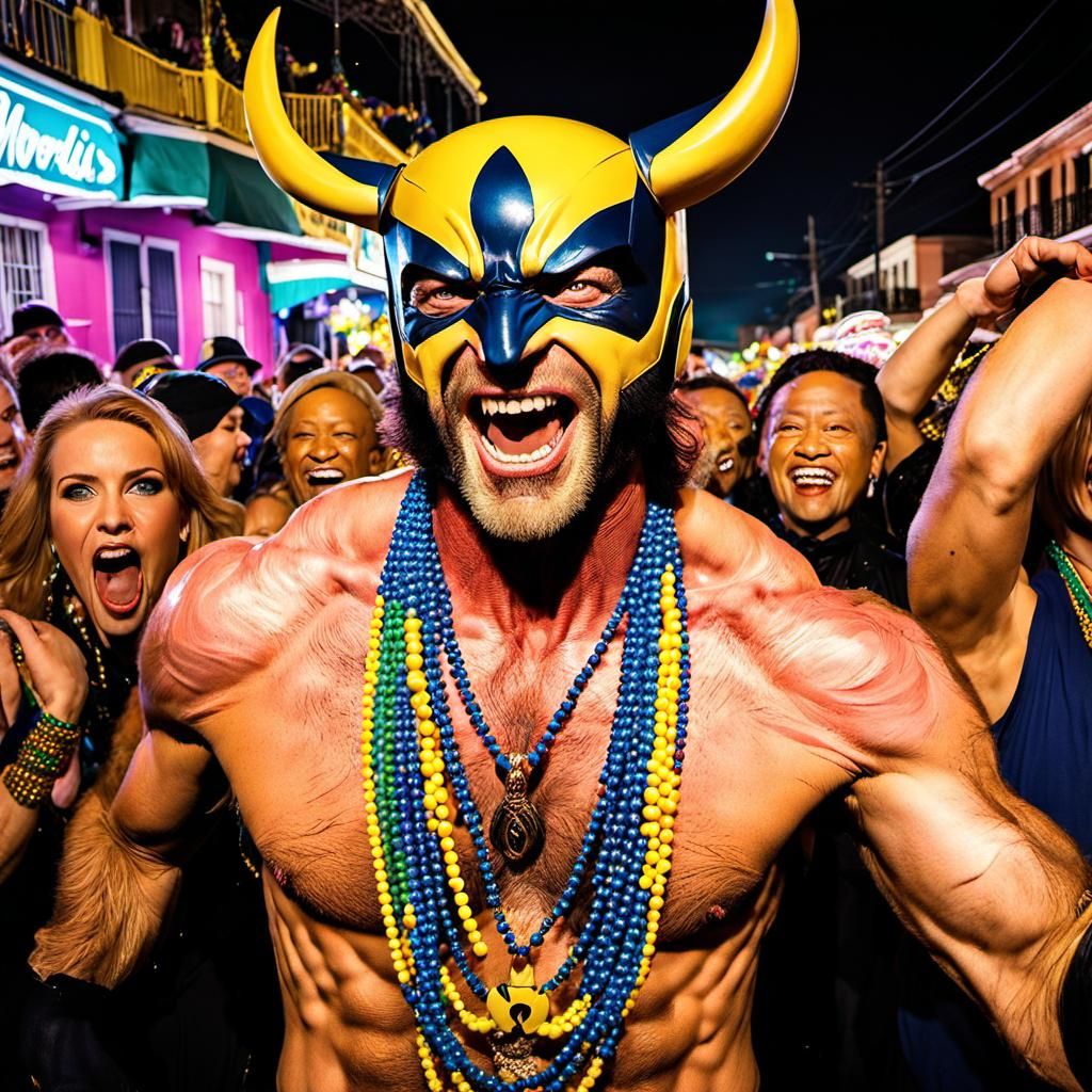 Wolverine Celebrates Mardi Gras in New Orleans