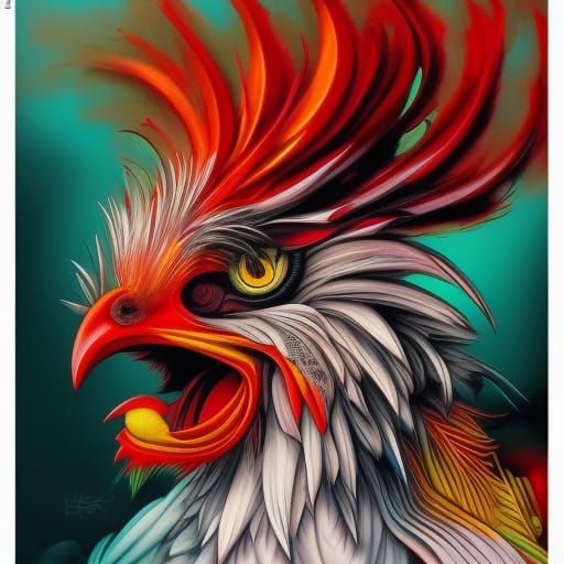 rooster, horror manga