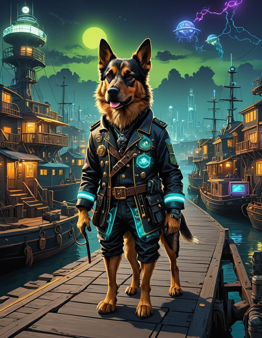 Captain Talison Ruffcoat from Sirius III, Master of the cargo ship "Good Boy."