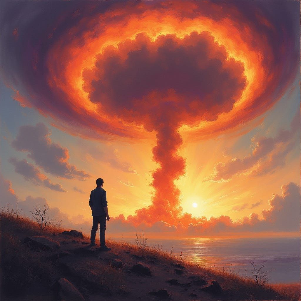 Epic Impressionist Masterpiece of Nuclear Devastation
