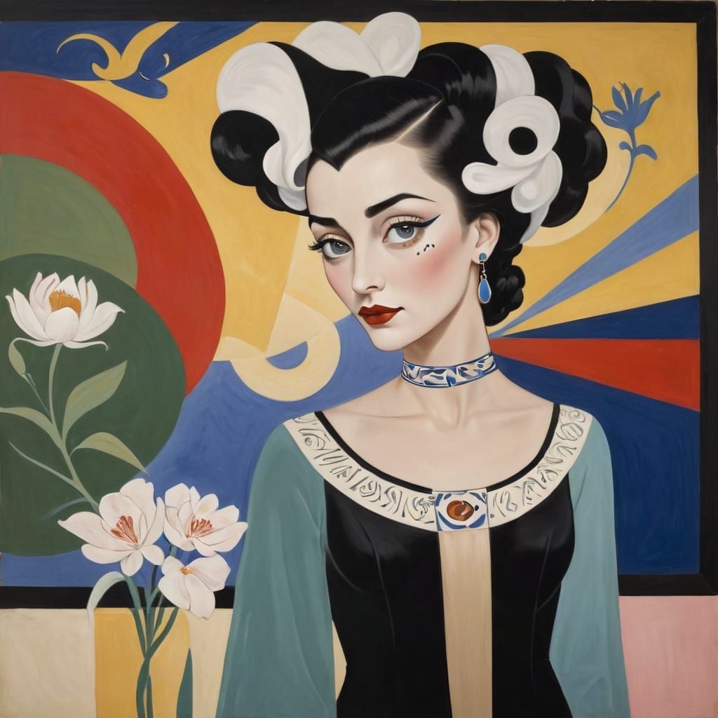 Art Deco Motherboard in Dreamscape