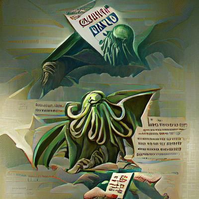 Cthulhu Propaganda Poster Art