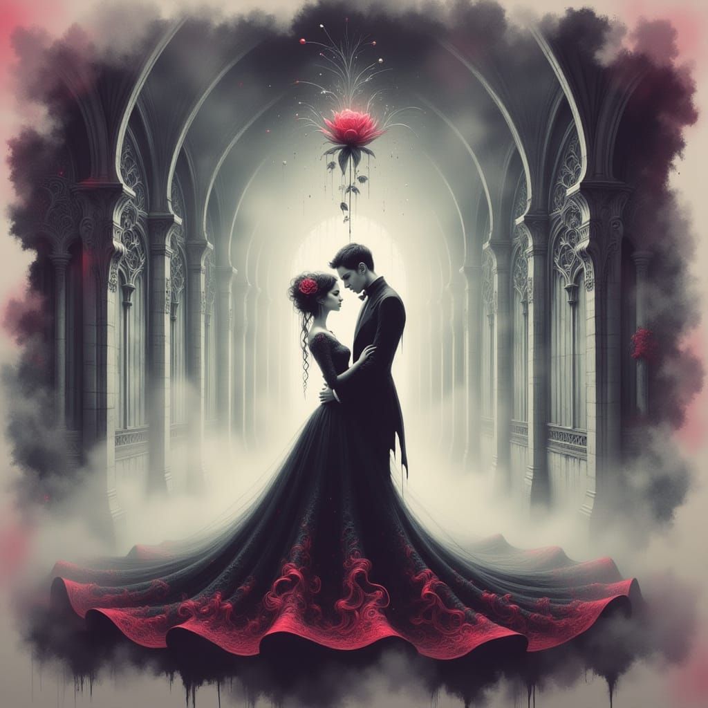 Ethereal Magic Flux in Victorian Gothic Romance