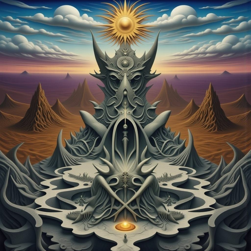 Surreal Atherns Flux Illuminates Black Beach at Sunset