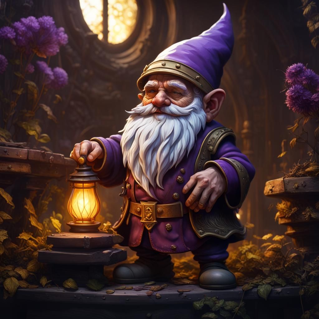 House Gnome: Dark Fantasy Art in 8K Resolution