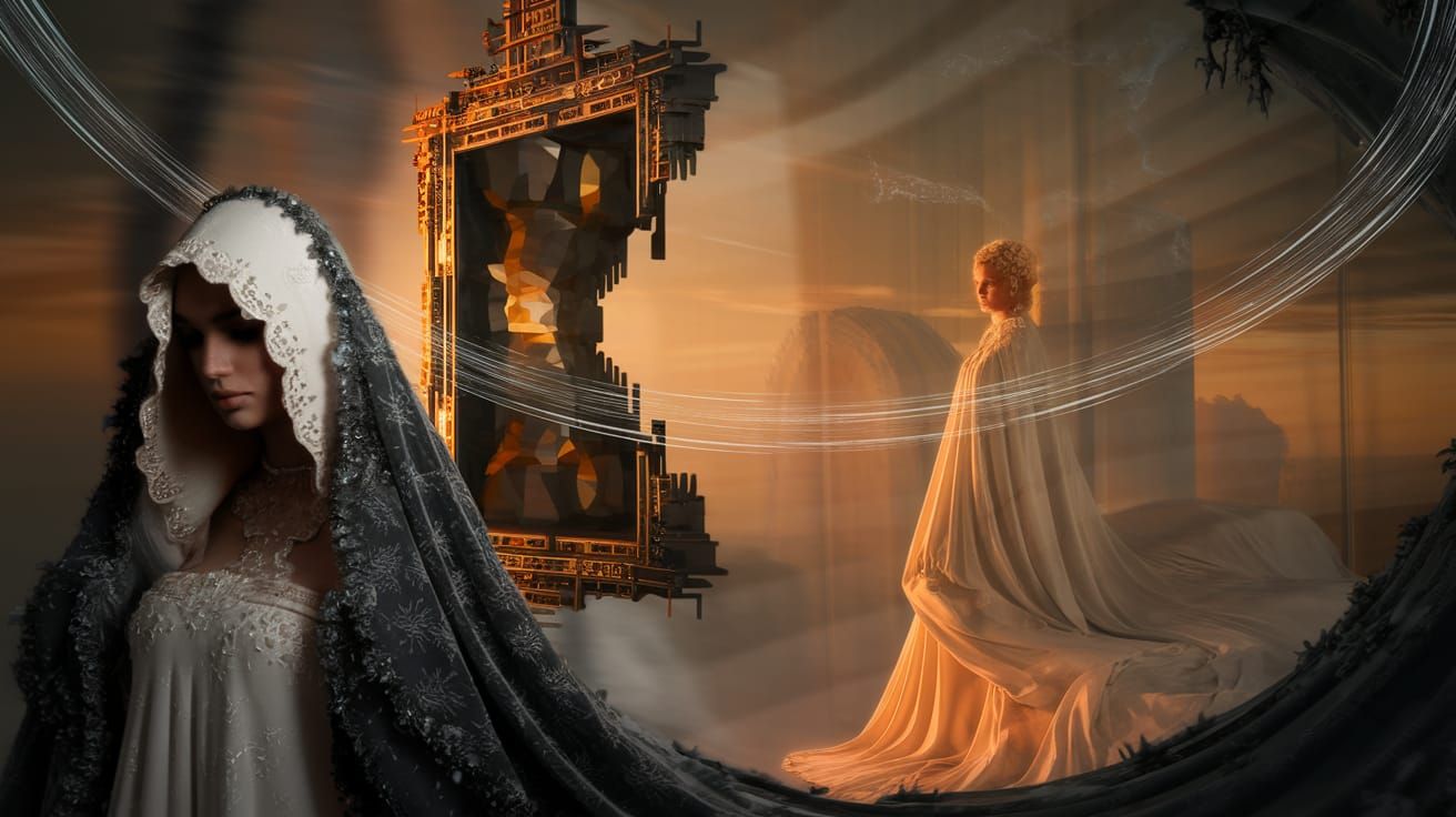 I walked in the forbidden places, between worlds hidden in my mind amidst thresholds of dreams and reality.