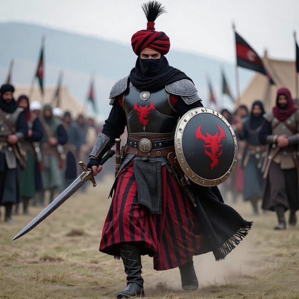 Khand Warrior in Fierce Battle