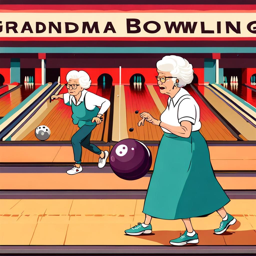 Bad Grandma Bowling