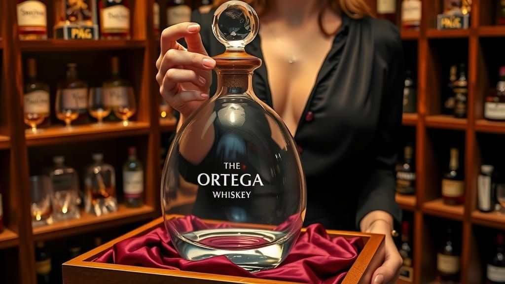 Crystal Whiskey Bottle Presented by Jennifer Ortega