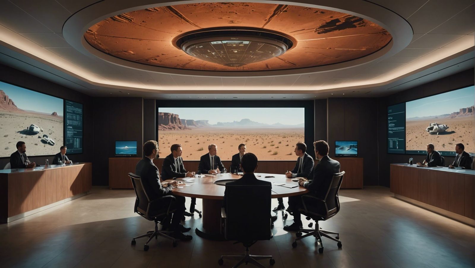 Martian Press Conference Reveals Crashed UFO