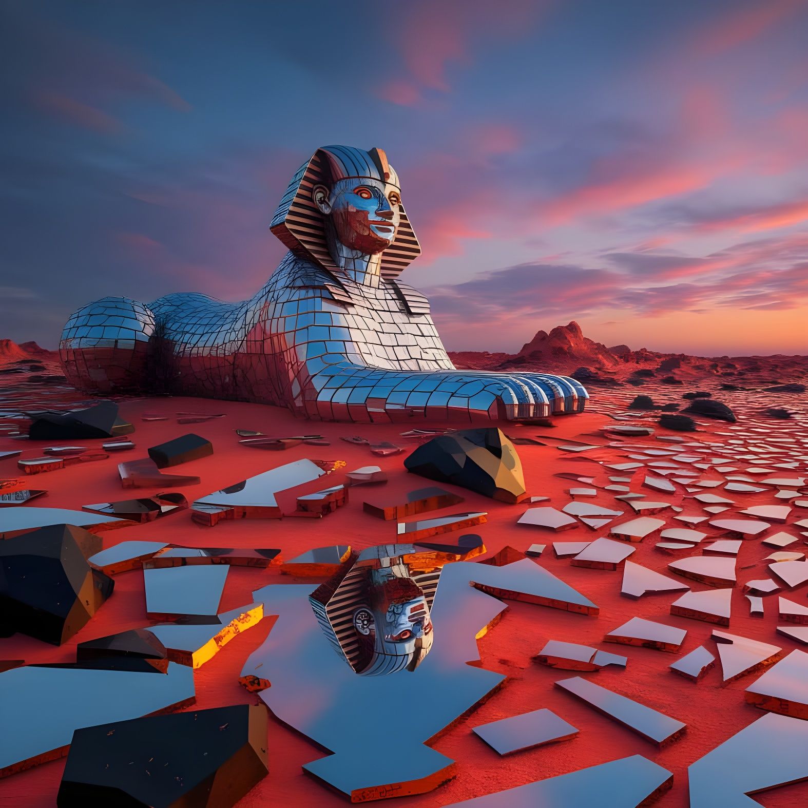 Mirror Maze of Endless Twilight Reflections