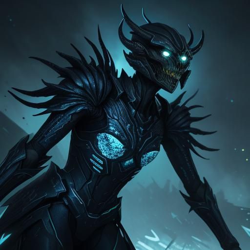 Alien Harvester Queen in Ravaged City