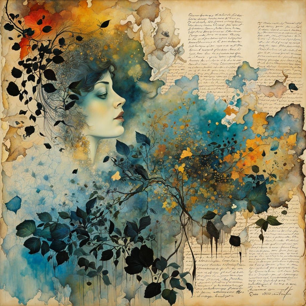 Whimsical American Realism Portrait in Warm, Vibrant Colors