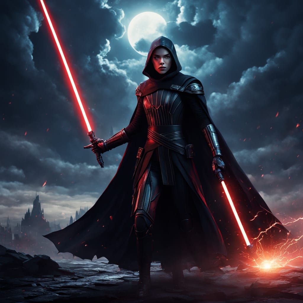 Hailee Steinfeld as a Sith in "star wars"