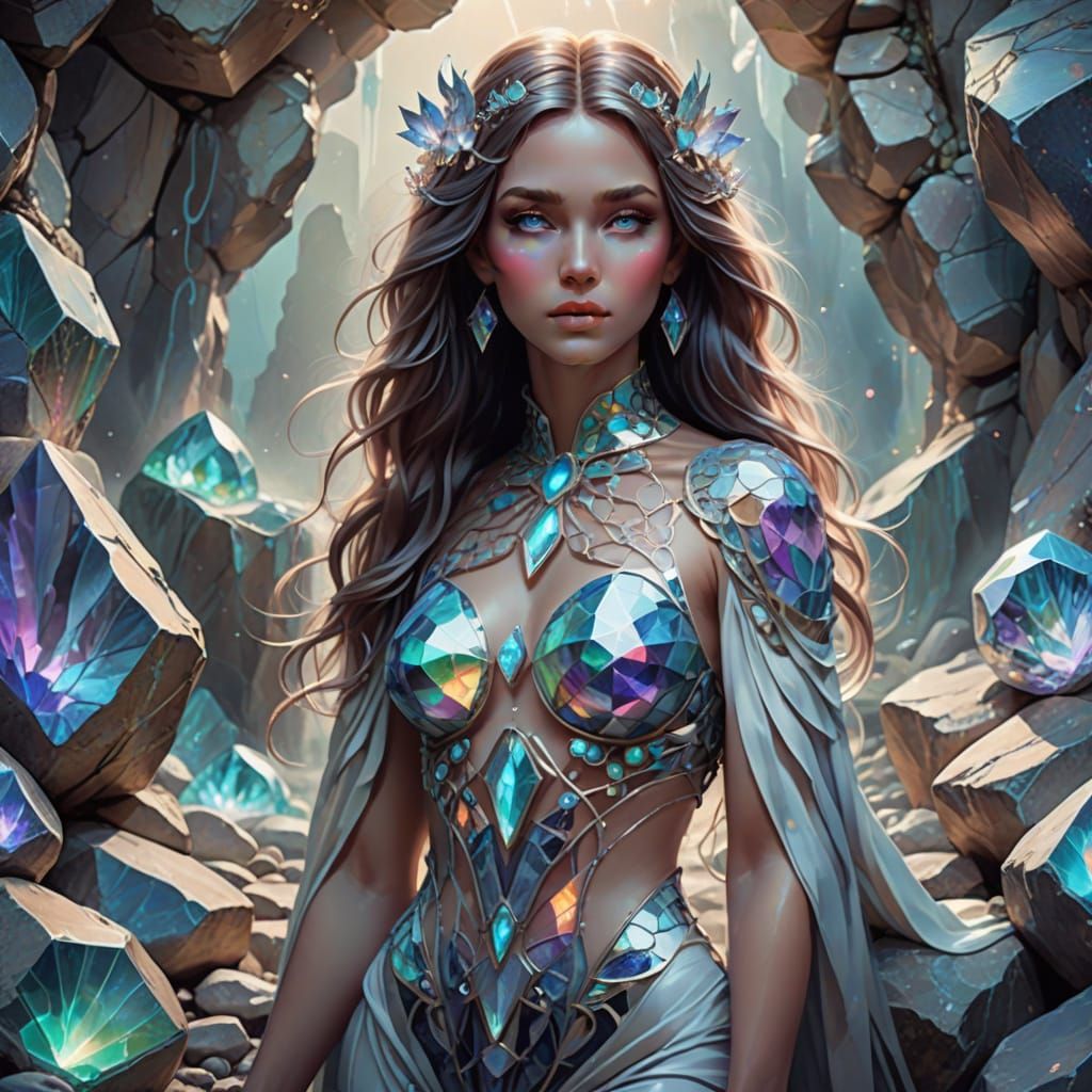 She made of polished stone