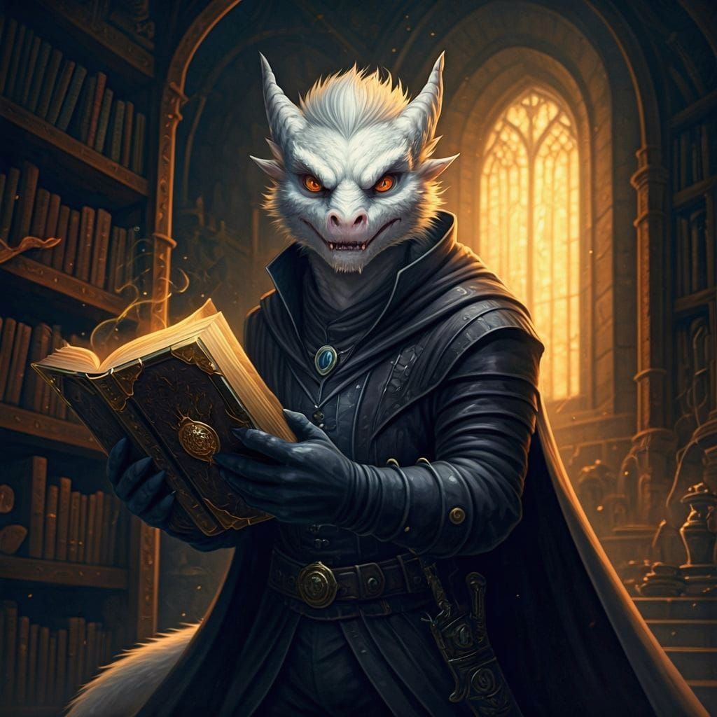 Kobold Super-Thief Steals Ancient Tome