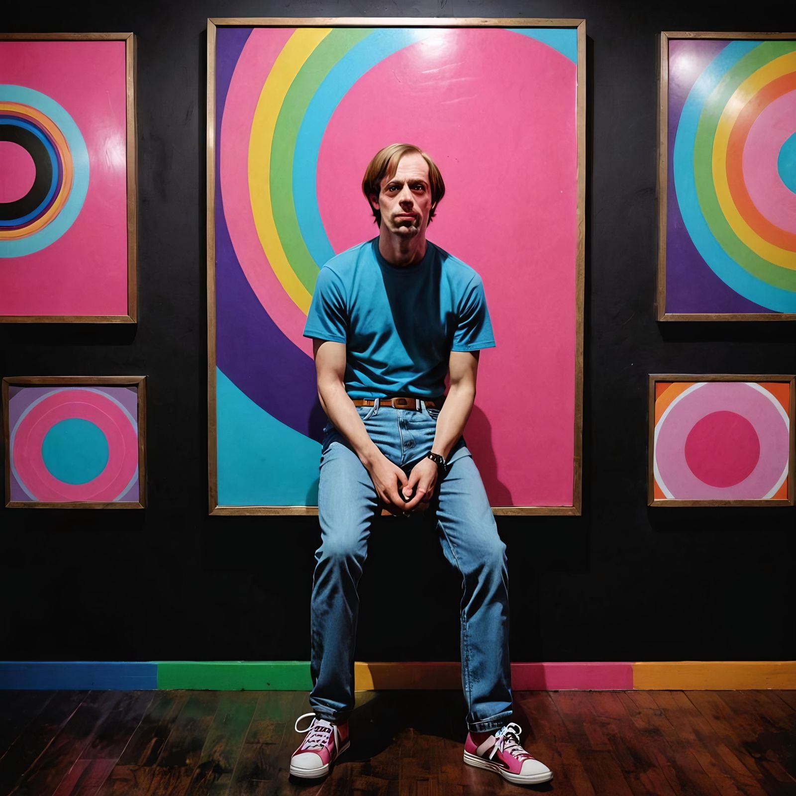 Photorealistic Pop Art Portrait of Steve Buscemi