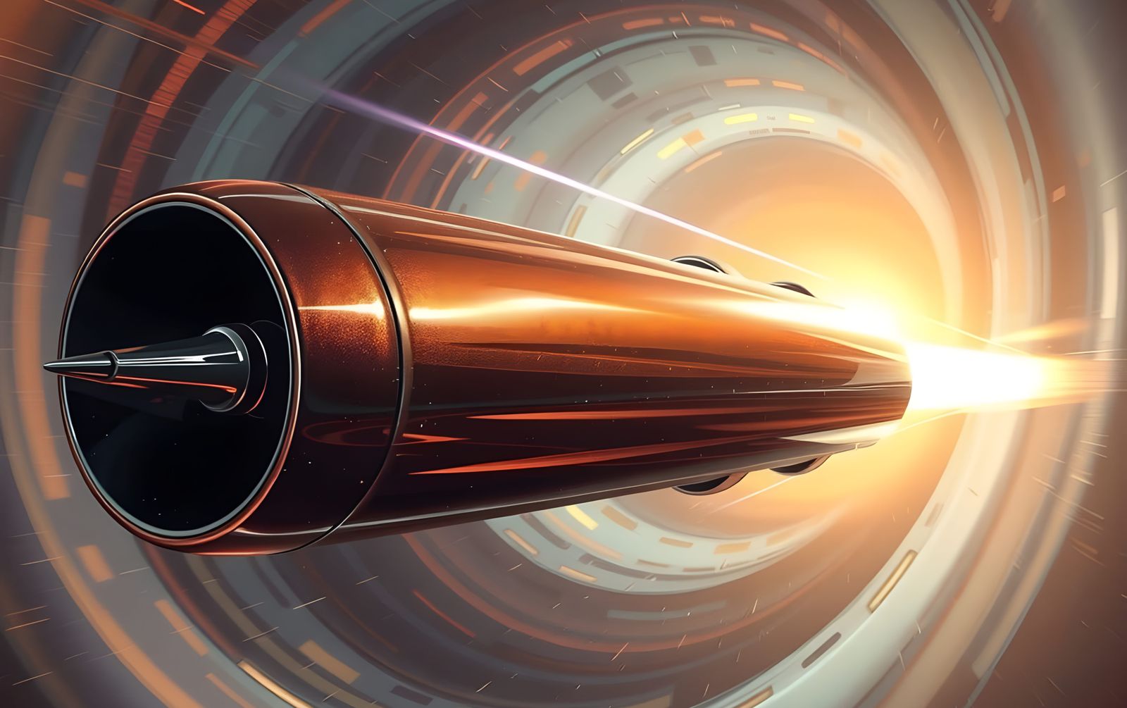 Surreal Racing Vortex in Vibrant Oil Painting Style