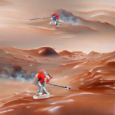 Skiing on Mars: A Cosmic Adventure
