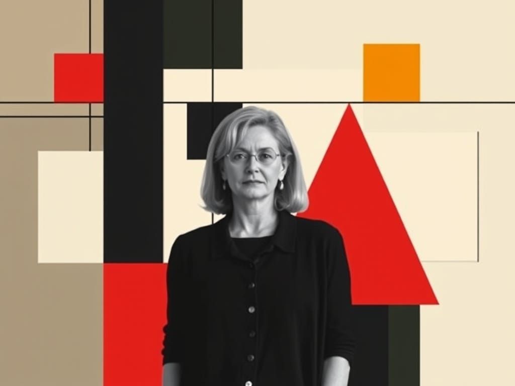 Geometric Woman: Algorithmic Art Inspired by Bauhaus