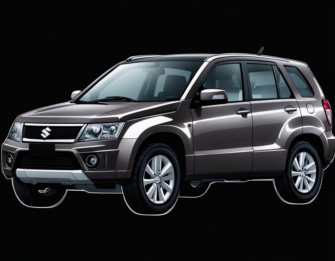 Suzuki Grand Vitara in Anime Style