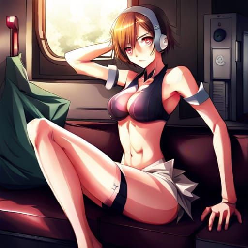 Anime Style Thighs Close-Up