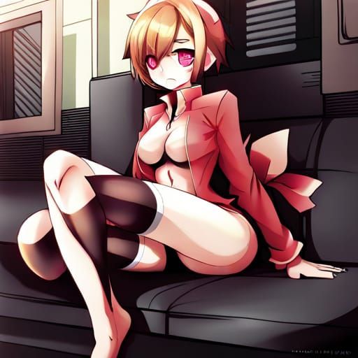 Anime Style Thighs Close-up