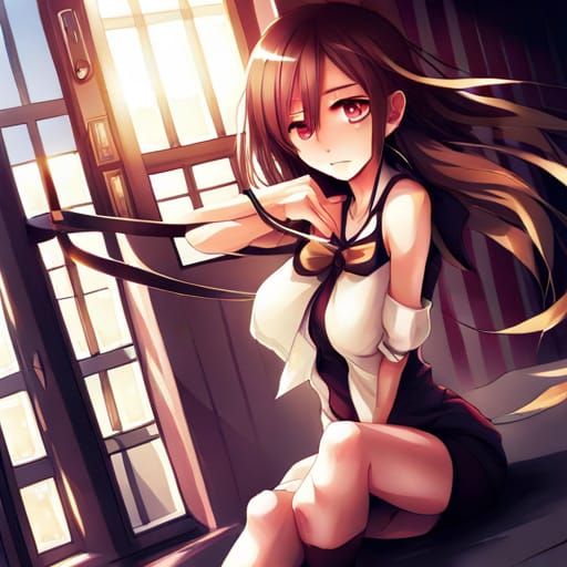 Anime Style Image of Thighs