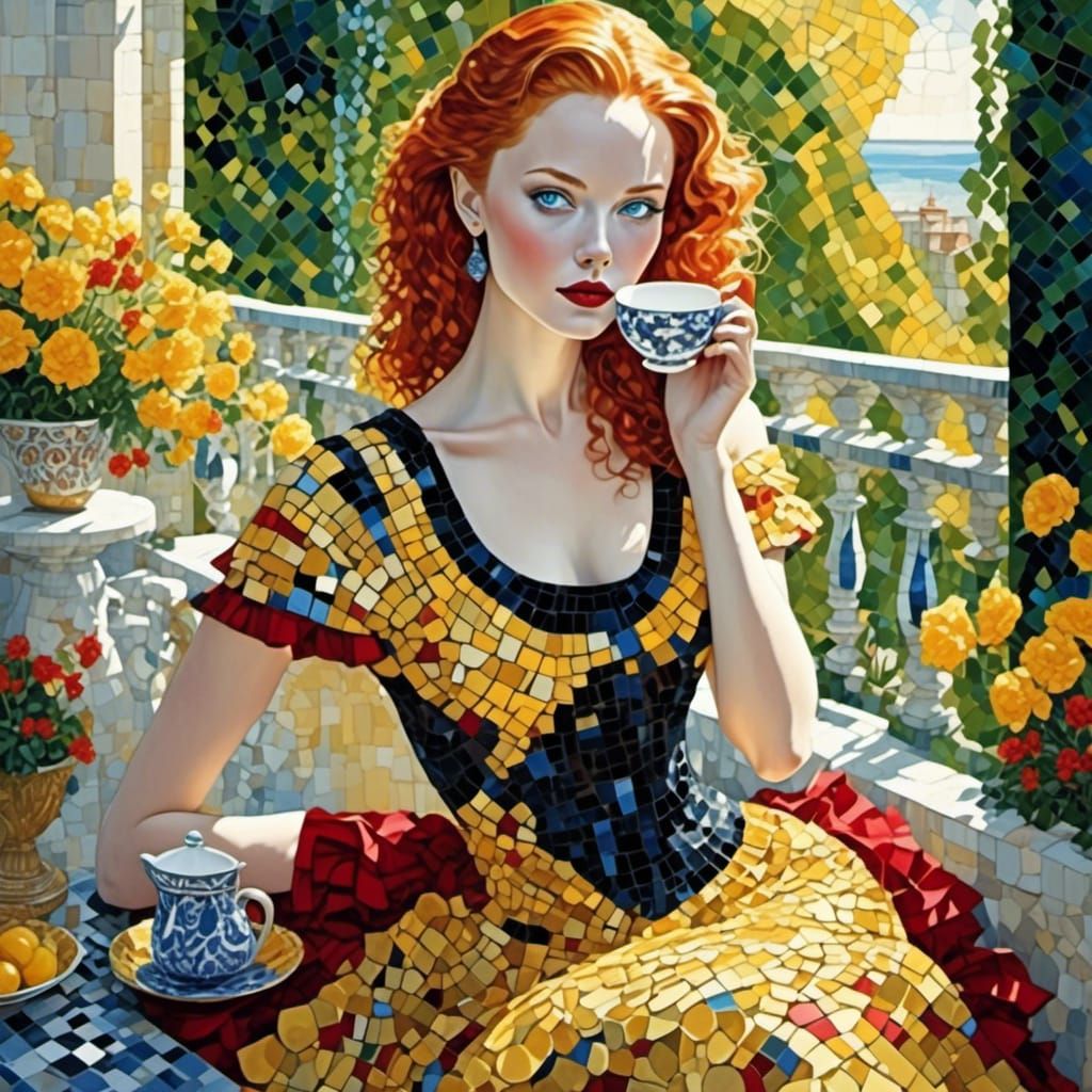 <lora:MosaicStyle:1.0>