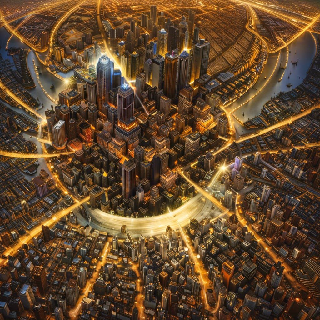 Angels and Demons Clash in Ornate Mosaic