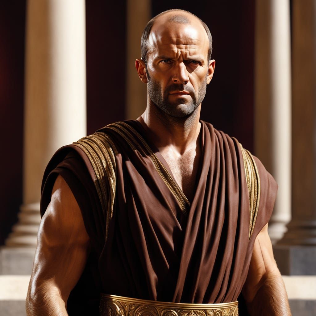 Roman Senator Lucius Cassius Marcellinus in Imperial Regalia