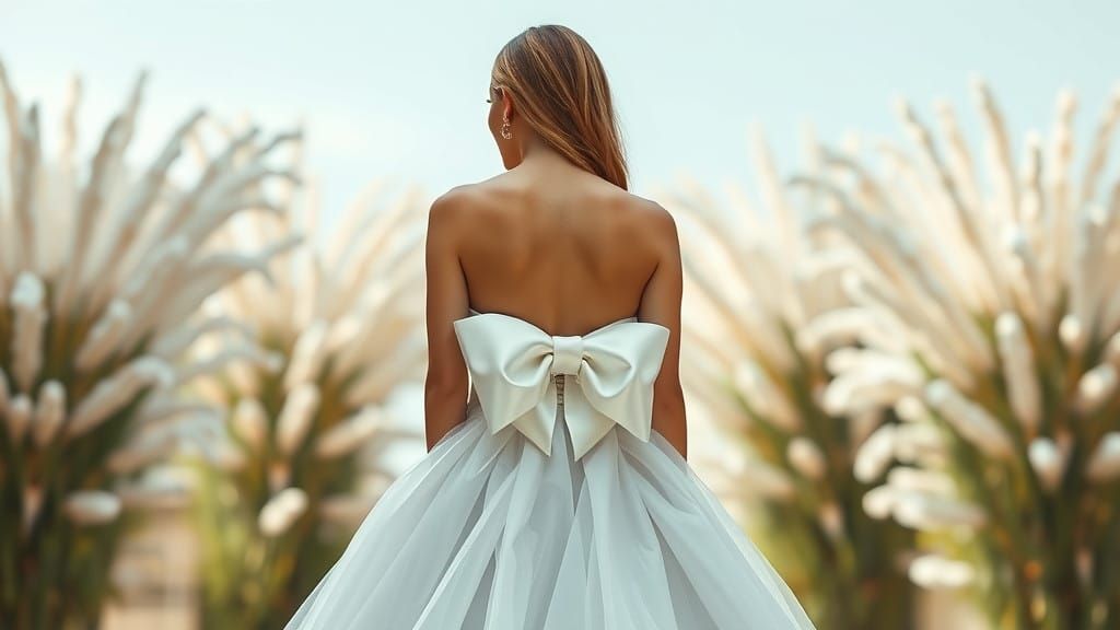 Sissy Bride in Luxurious Latex Wedding Gown with Elegant Rub...