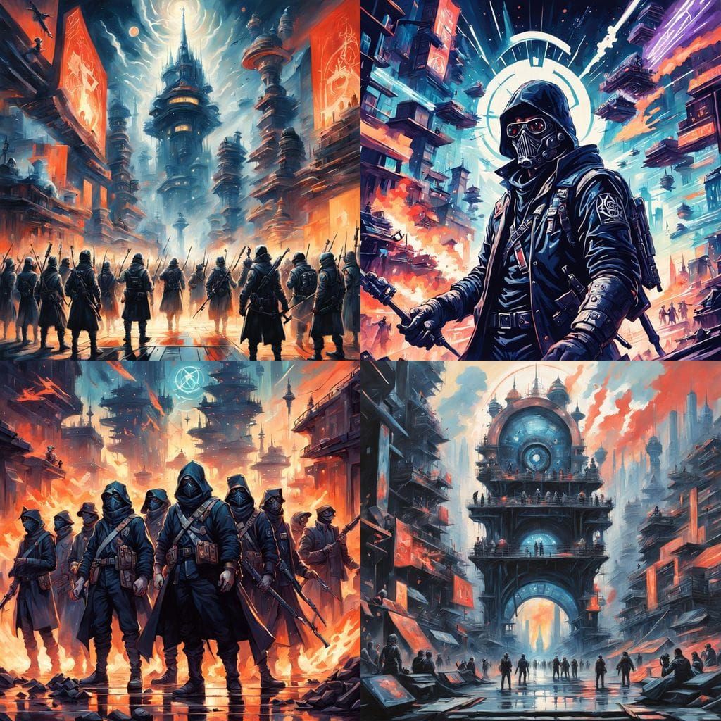 Fantasy Revolution in a Dystopian World