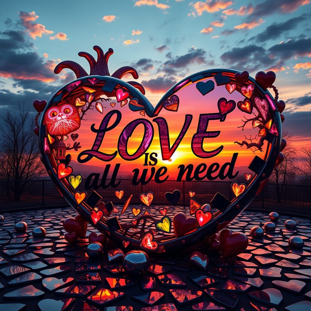 Interconnected Hearts in Harmony with Nature