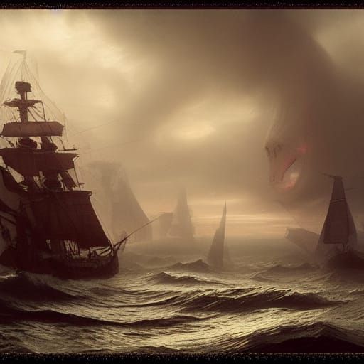 Sinister Sirens and Sea Monsters in Digital Painting