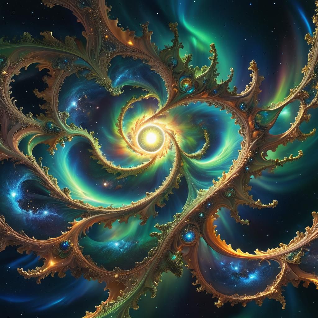 Thriving Earth Amidst Cosmic Mandelbrot Filigree