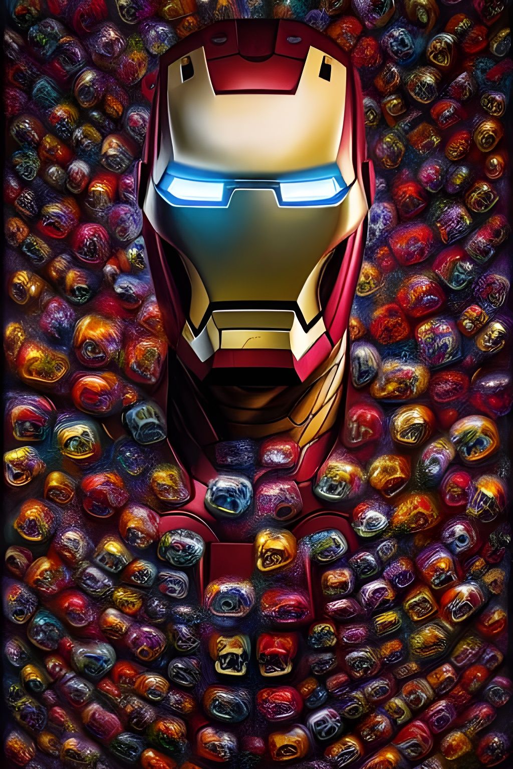 Ironman Made of Skulls: Digital Matte Painting