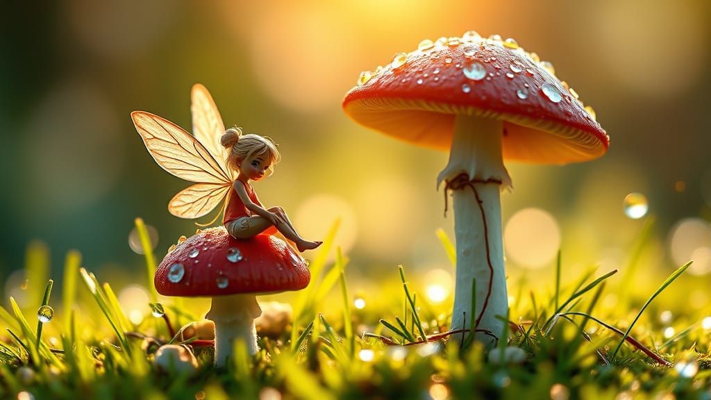 Vibrant Folk Art Fantasy with Graphic Patterns and Flat Form...