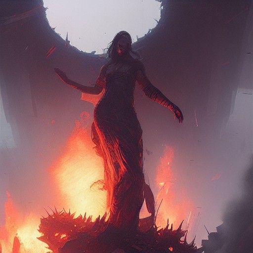 Sinister Kingdom in Ruins Ablaze