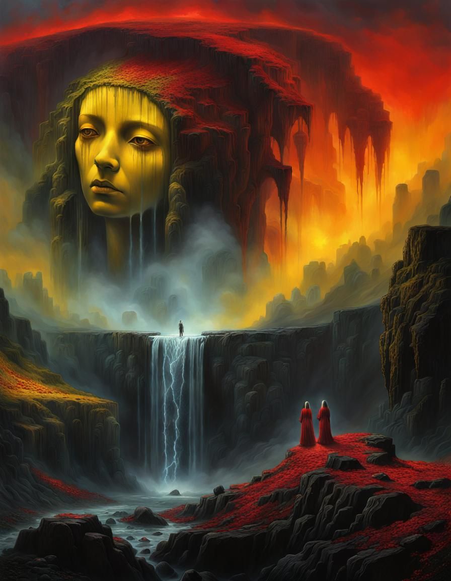 Spirits Dancing in Abyss: Dark Surrealism