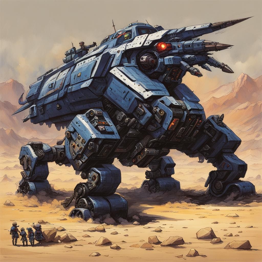 Fantastic Landscape in Digital Painting Style