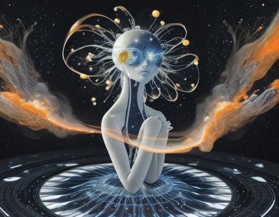 Cinematic intricate detailed Van Gogh inspired abstract view...