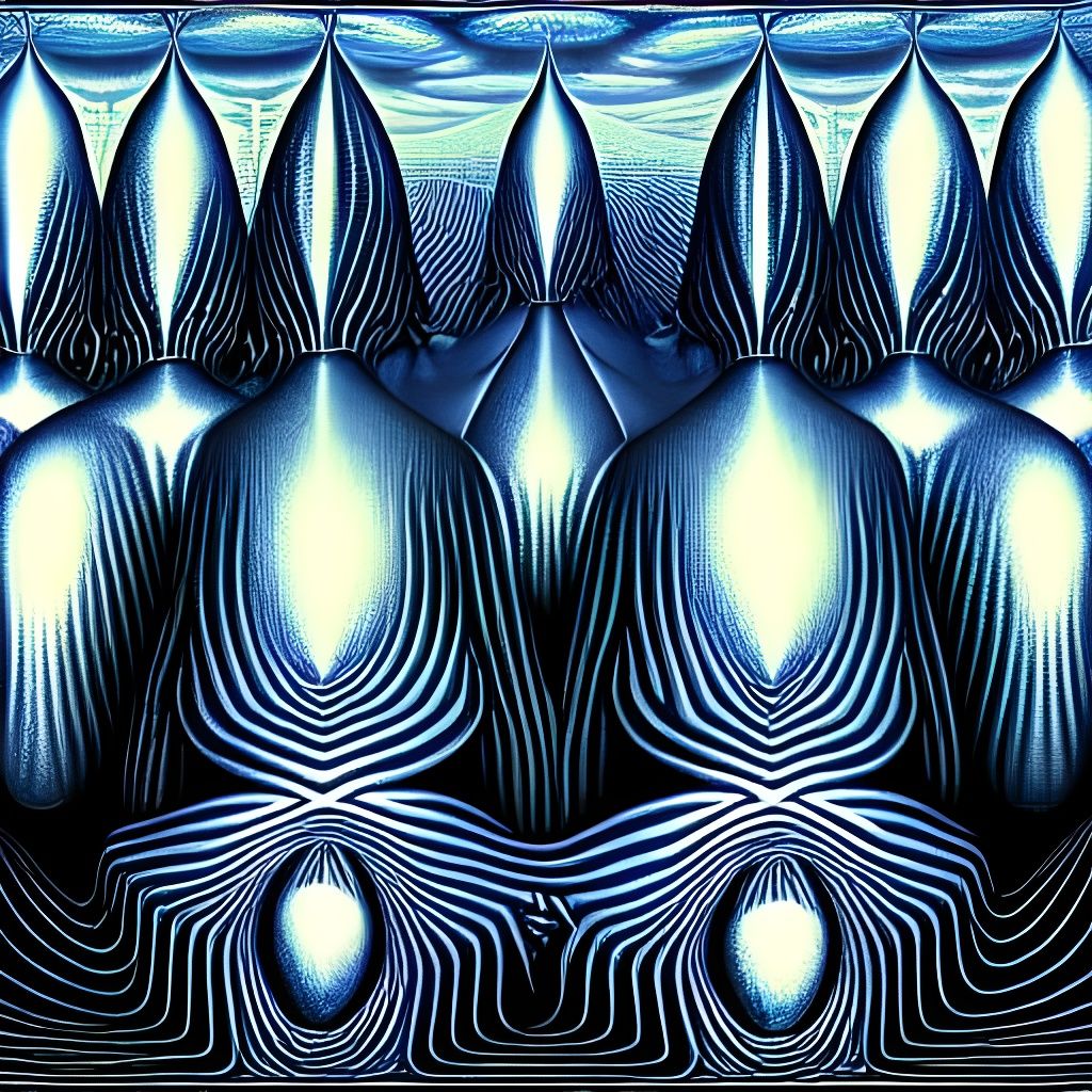 Metallic Fractal Figures in Symmetry