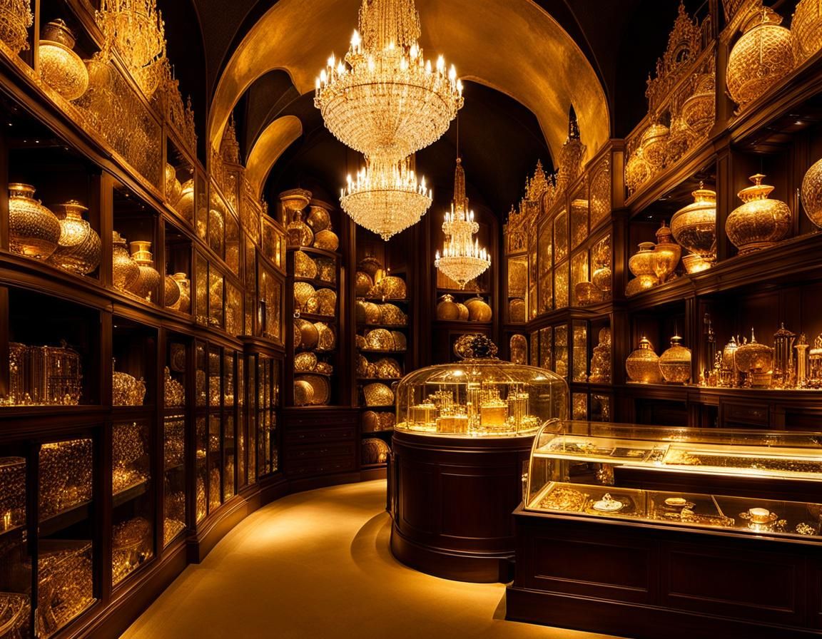 UNDERGROUND PLACE for Gold & Gems & Art Treasures