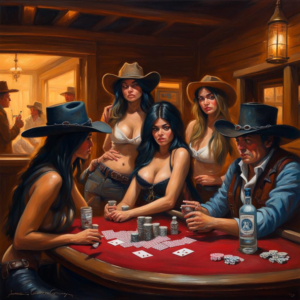 Kylie Jenner as Gunslinger in Wild West Saloon