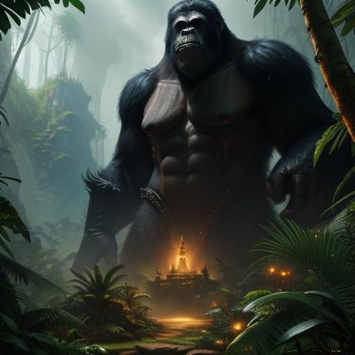 King Kong Jungle Art in Unreal Engine 5