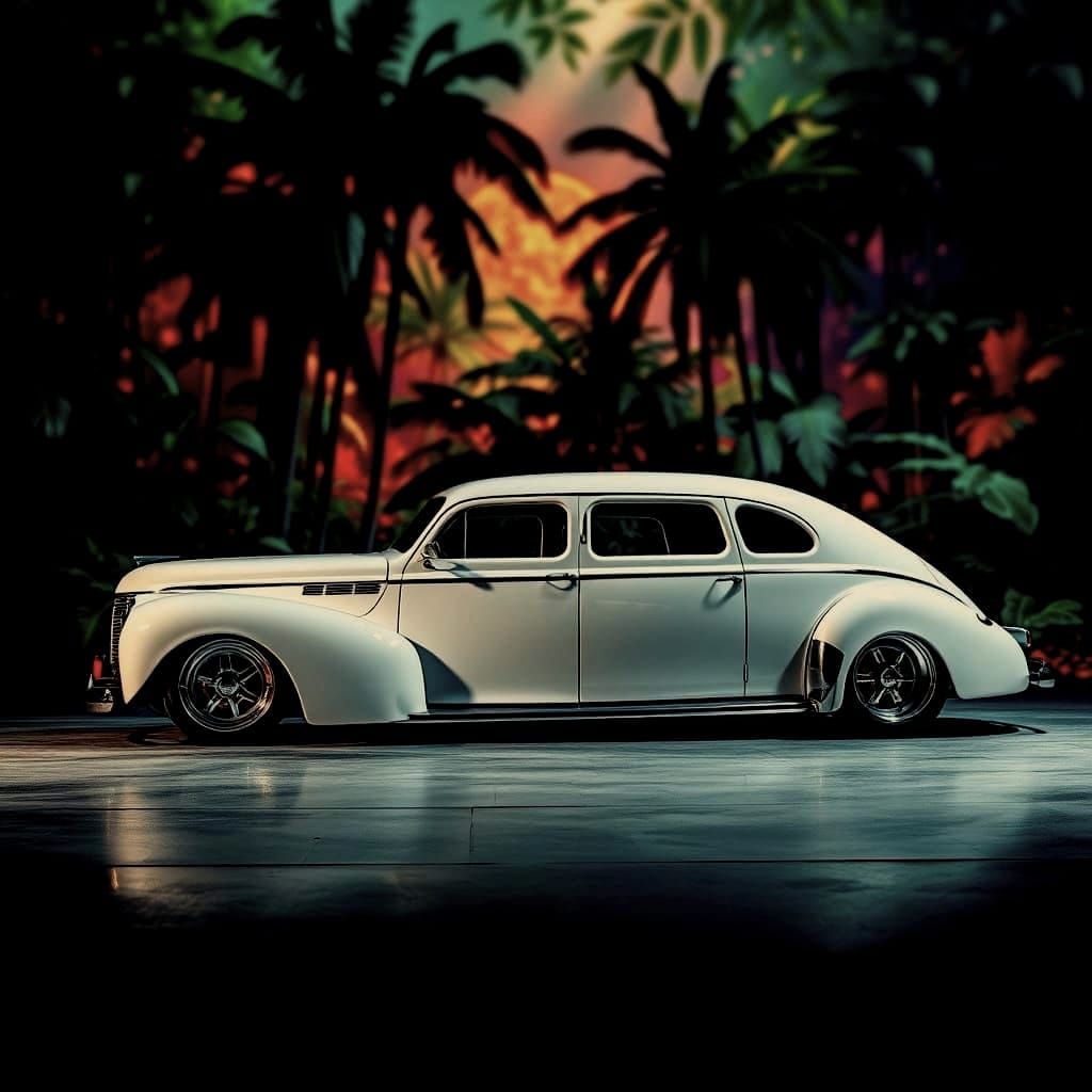 Elegant 1940s Town Coupe Limousine Reimagined
