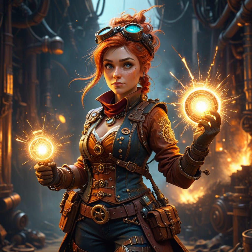 A gnome inventrix from Gnomeregan