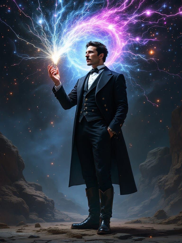 Nikola Tesla: Victorian Steampunk Visionary of Free Energy