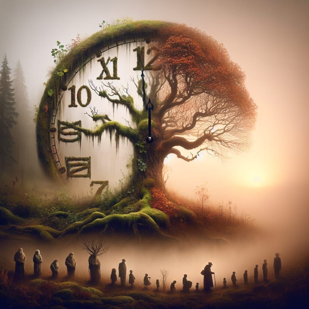 Seasons Tree: A Fantasy Concept Art Matte Painting